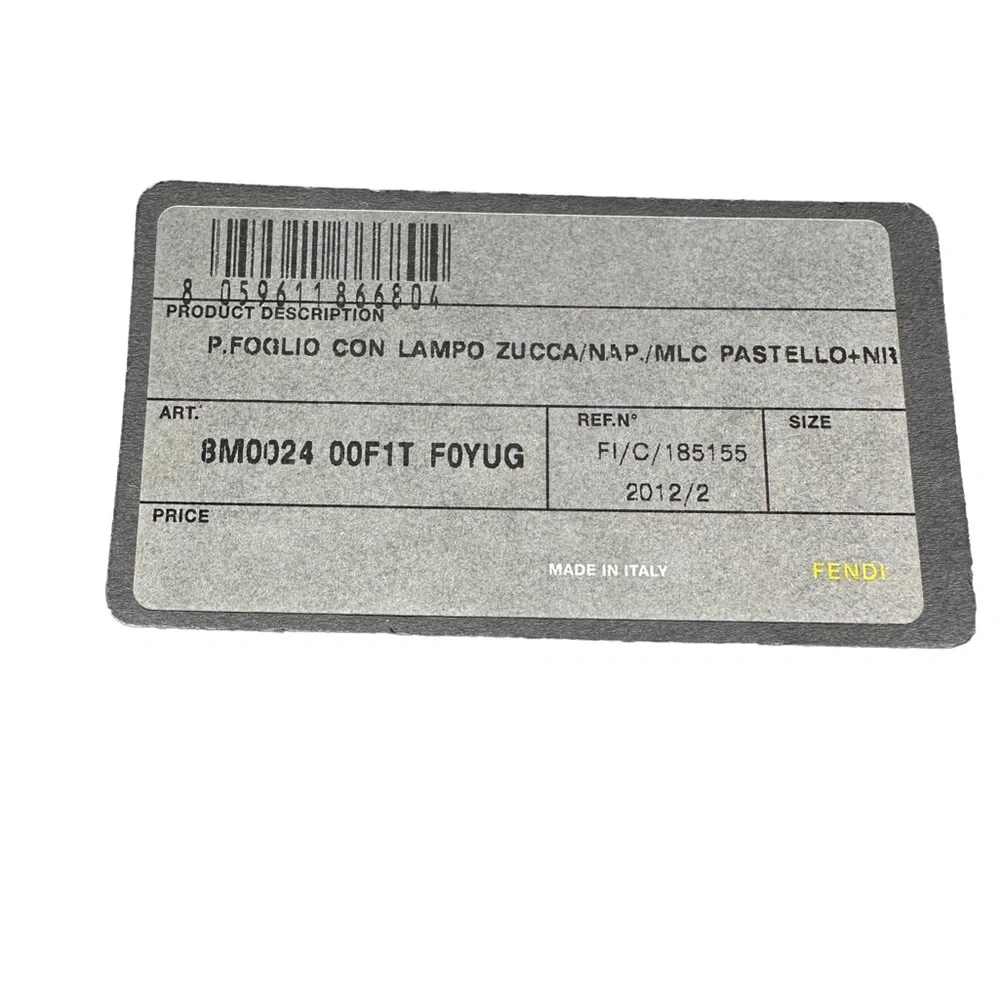 NWOB Fendi canvas coated wallet - Picture 2 of 8